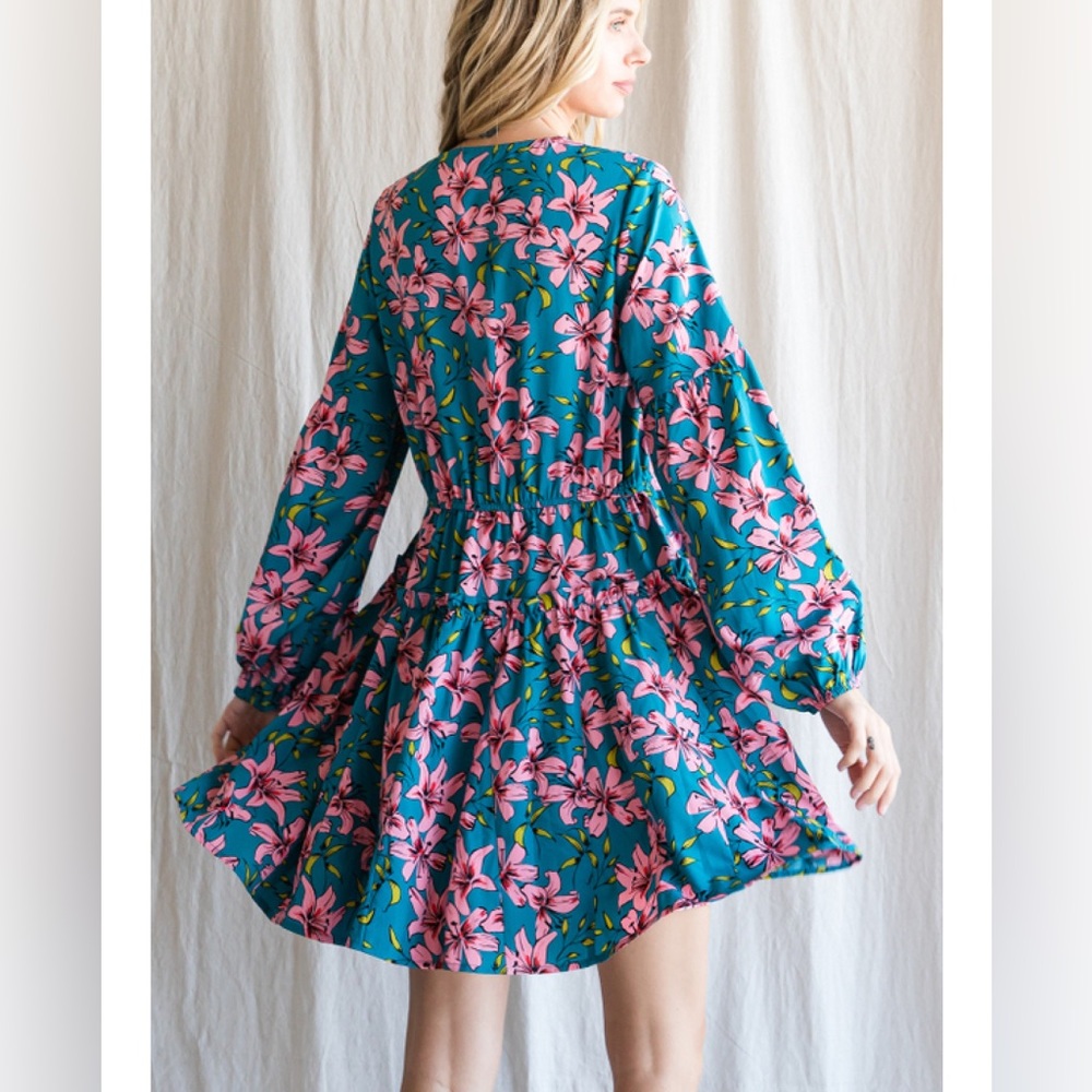 Floral Print Dress - Picture 4 of 5